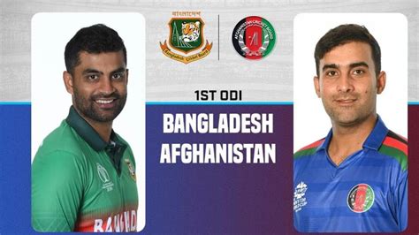 Afghanistan Vs Bangladesh St Odi Match Highlights Afg Vs Ban