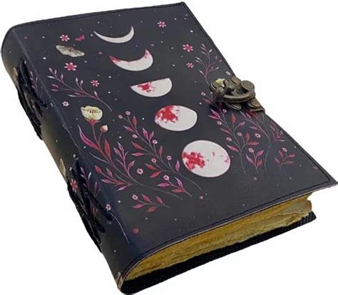 Blank Spell Book Of Shadows Journal With Lock Clasp Handmade Vintage