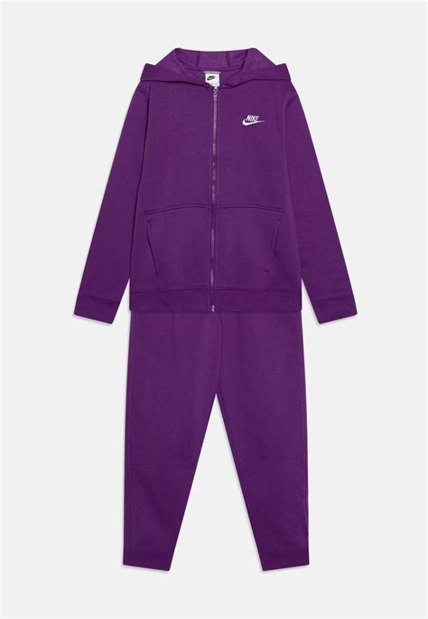 Nike Sportswear Club Tracksuit Unisex Set Chándal Purple Cosmos