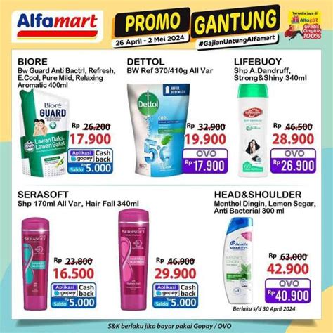 Promo Jsm Alfamart Mulai April Promo Alfamart Gantung Popok