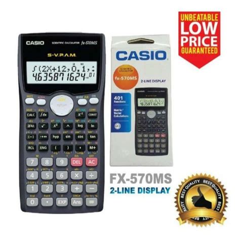 Casio Scientific Calculator Fx Ms St Nd Edition Fx Ex Ready