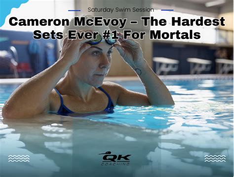 Saturday Swim Session Cameron McEvoy The Hardest Sets Ever 1 For