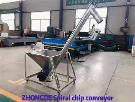 Easy To Clean Powder Screw Feeder Industrial Screw Hopper High Quality