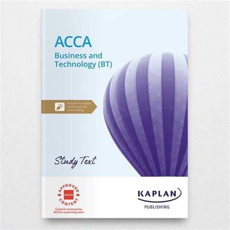 Kaplan Acca Business And Technology Bt Study Text