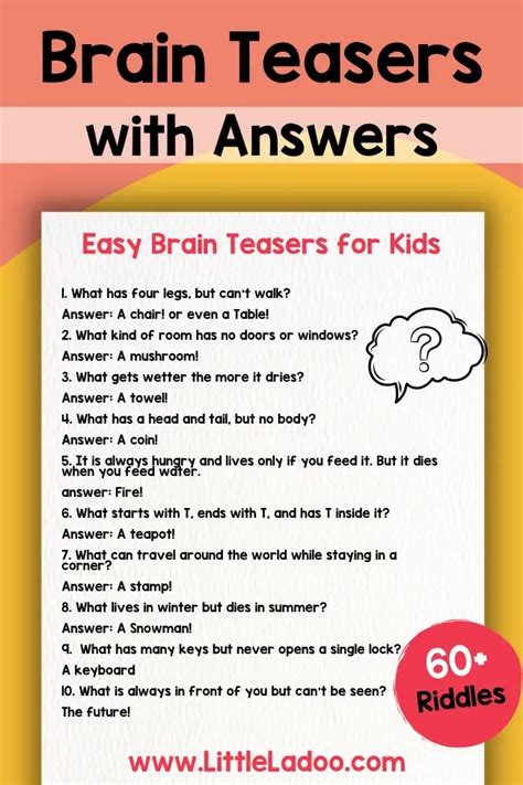 Brain Teaser Questions With Answers