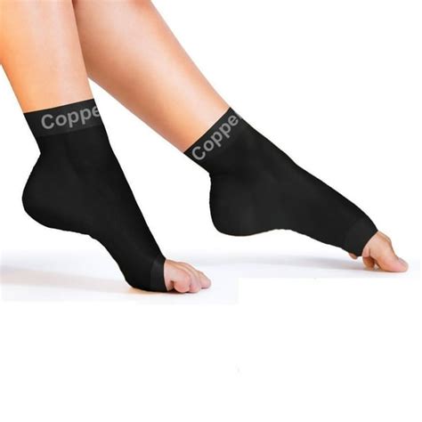 Copper Compression Recovery Foot Sleeves Plantar Fasciitis Support Socks Guaranteed Highest