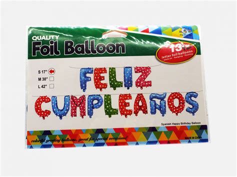 Cartel Globo Feliz Cumplea Os Multicolor Idos Mayoristas