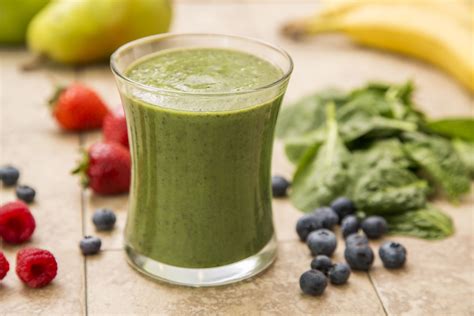 Blueberry And Spinach Superfood Green Smoothie Recipe