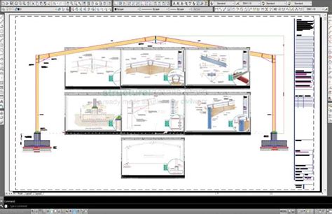 Complete Single Span Hangar Portal Frame Design Details Hangar Design