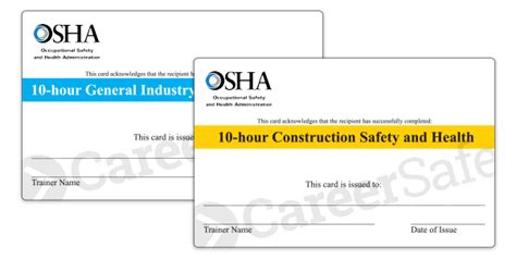 Find Osha 10 Card