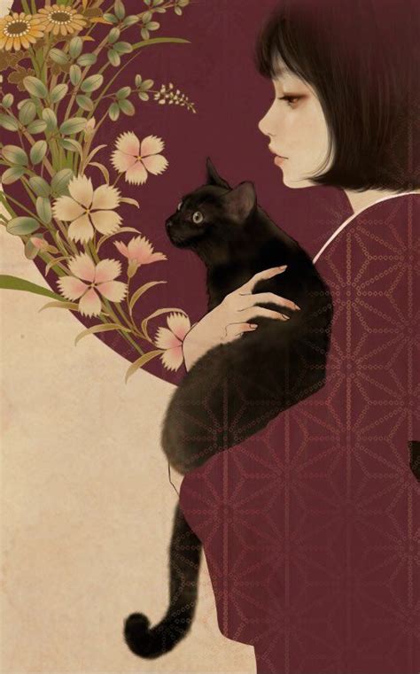 Pin By Carla Eulenstein On Frauen Und Katzen In 2024 Illustration Art Cat Art Cartoon Art Styles