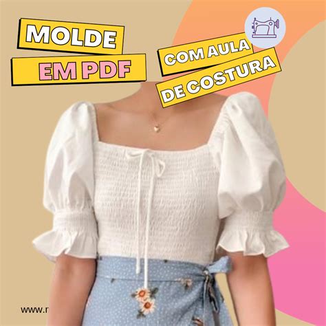 Vs Molde Em Pdf Blusa Lastex E Manga Bufante W A Machado Hotmart