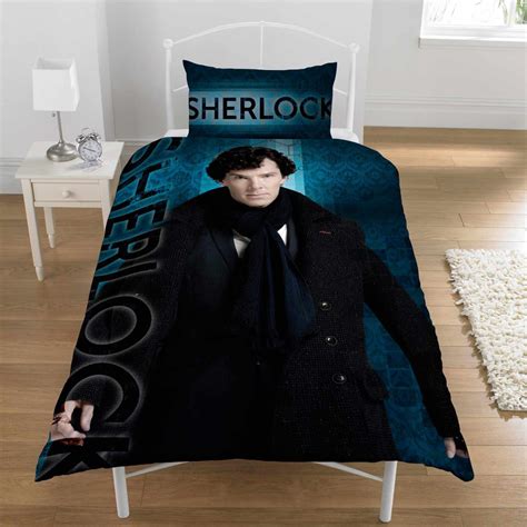 Sherlock Single Duvet Cover Set Polycotton Single Duvet Single Duvet