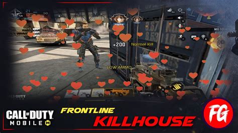 Call Of Duty Mobile Killhouse Frontline Gameplay YouTube