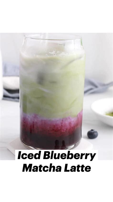 Iced Blueberry Matcha Latte Artofit