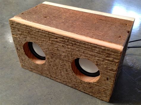 Custom Barn Wood Speaker Box 47 00 Wood Speakers Wooden Speakers Barn Wood