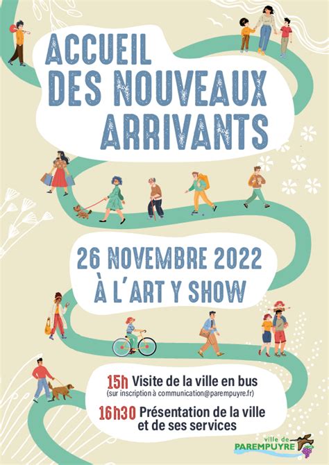 ACCUEIL DES NOUVEAUX ARRIVANTS Agenda Ville De Parempuyre