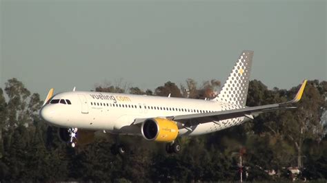 Vueling Airbus 320Neo EC NAX Landing Malaga LEMG YouTube