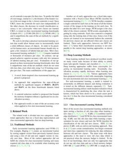 Brain Inspired Model For Incremental Learning Using A Few Examples Deepai