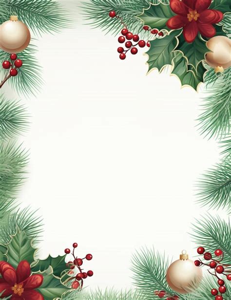 Premium Photo Christmas Background With Fir Branches Generative Ai