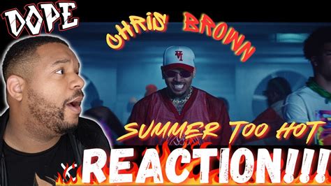 Breezy Is Destroying This Chris Brown Summer Too Hot Reaction