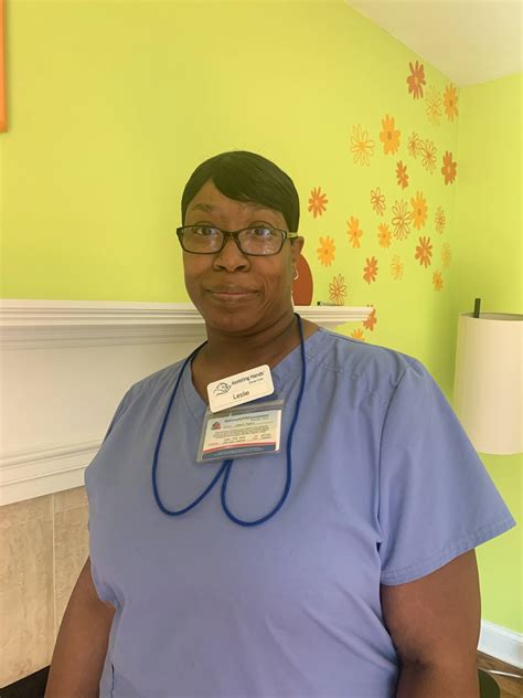 September Caregiver Of The Month Leslie Rogers Assisting Hands