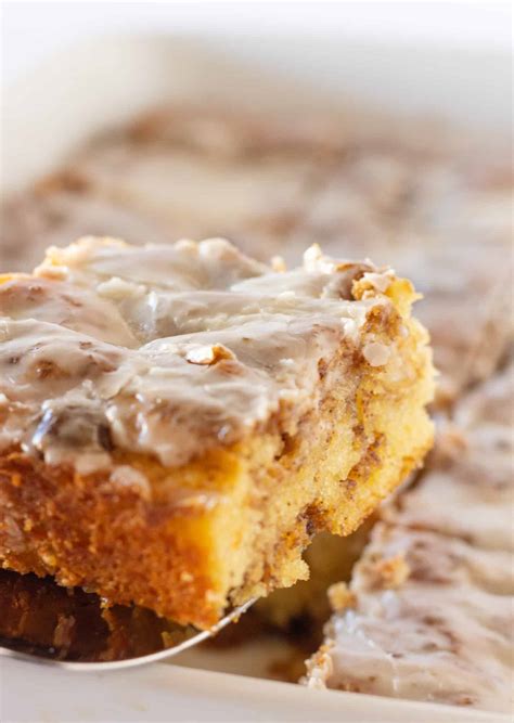 Easy Cinnamon Roll Cake Recipe Practically Homemade