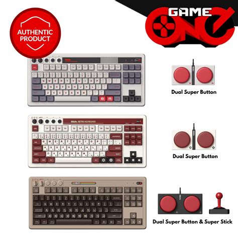 8BitDo Retro Wireless Hot Swappable Mechanical Keyboard 85HE Shopee