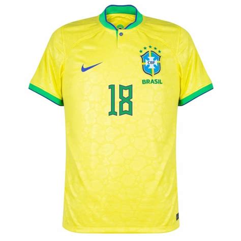 Maillot Bresil Domicile Coupe Du Monde G Jesus