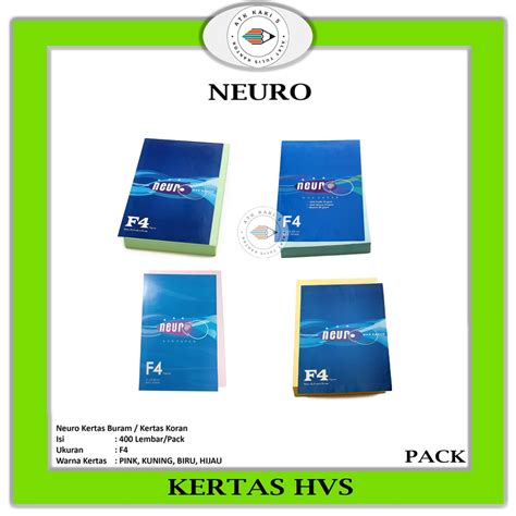 Jual Neuro Kertas Hvs F Warna Gr Pack Shopee Indonesia