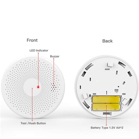 Tuya In Smart Wifi Smoke And Carbon Monoxide Detector With Siren