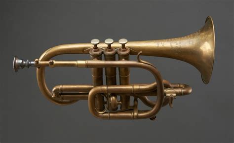 French Brass Cornet By Antoine Courtois And Auguste Mille Paris The