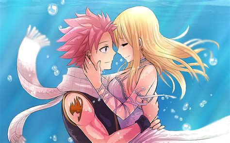 Fairy Tail Lucy And Natsu Wallpaper