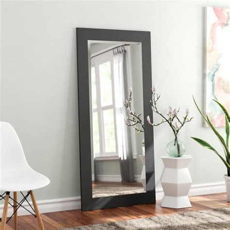 Wade Logan® Lomax Rectangle Wood Mirror And Reviews Wayfair