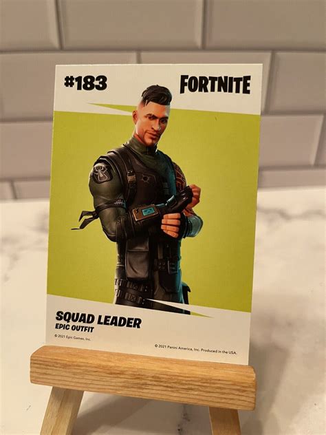 2021 PANINI FORTNITE SERIES 3 SQUAD LEADER EPIC OUTFIT 183 HOLO FOIL