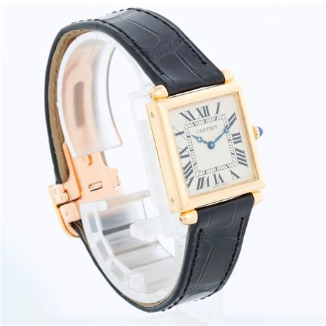 Cartier Tank Obus Unisex K Yellow Gold Watch