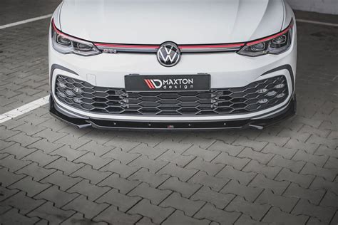 VW Golf 8 Maxton Frontsplitter 20 GTI R Line V2