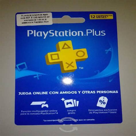 Tarjeta Playstation Plus OFERTAS Agosto Clasf