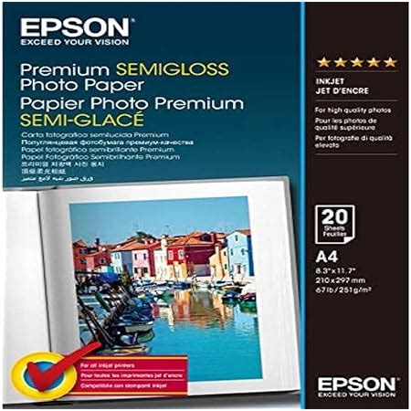 Epson Premium Semigloss Photo Paper Semi Gloss Photo Paper X