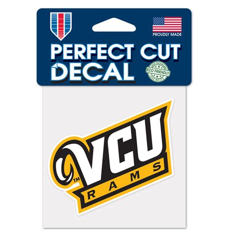 VCU Rams Decal 4x4 Perfect Cut Color - Sports Fan Shop