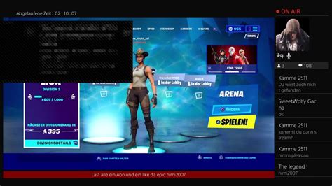 Live Fortnite Battle Royale Abozocken Zocken Mit YT Frezer