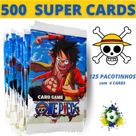 Cards Cartinhas One Piece Pacotinhos Cards Shopee Brasil