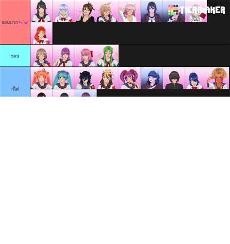 Yandere Simulator Characters 202x And 80s Mode Tier List Community