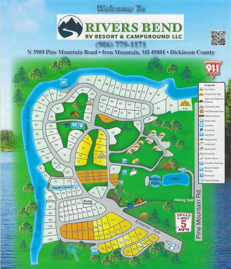 Rivers Bend Rv Resort And Campground Iron Mountain Michigan