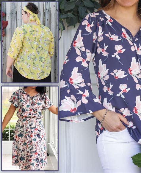 Beautiful Woven Blouse Sewing Pattern By Love Notions