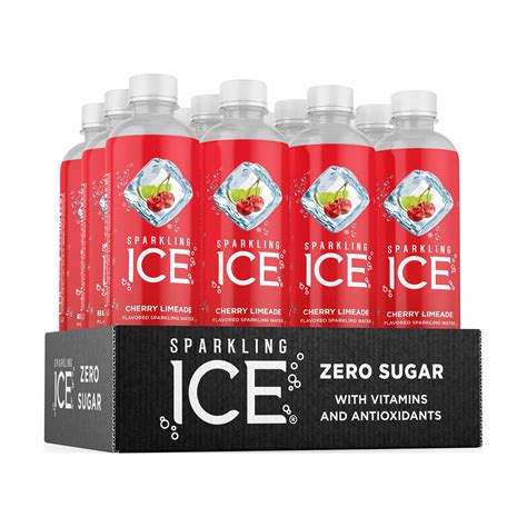 Sparkling Ice Cherry Limeade Flavored Sparkling Water Zero Sugar Low