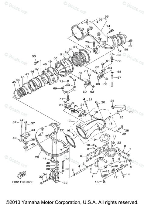 Yamaha Waverunner 2000 Oem Parts Diagram For Exhaust 1