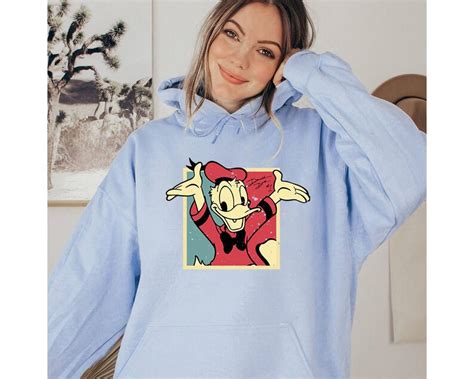 Donald Duck Hoodie Sweatshirt Disney Donald Duck Tee Disney