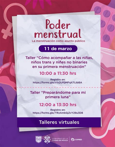 Copred Cdmx On Twitter Podermenstrual Menstruaci Nasuntop Blico