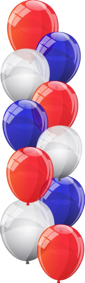 Color Glossy Balloons Background Vector Illustration Png